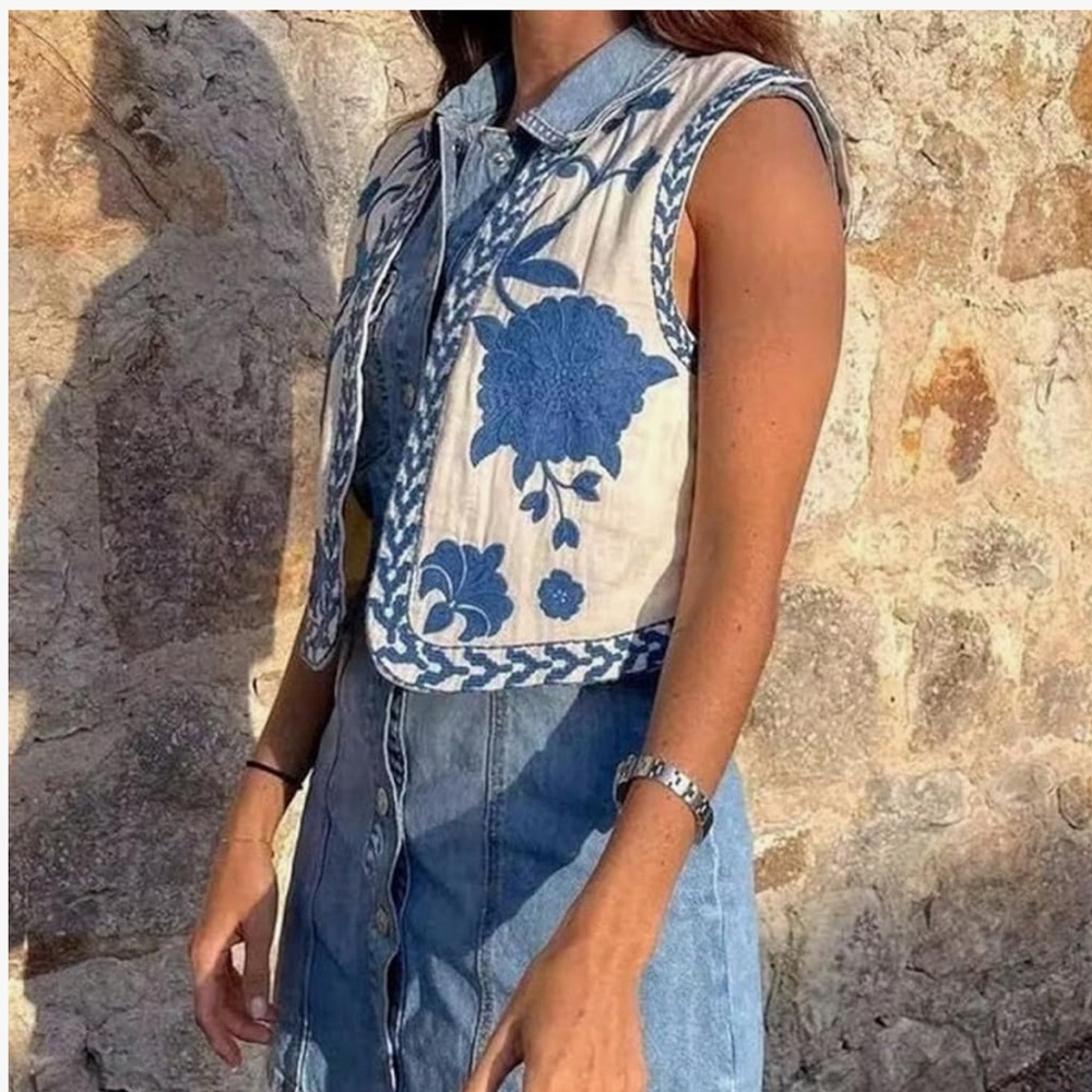 Embroidered Vest